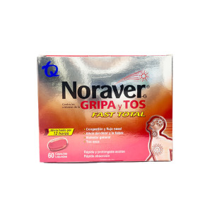 NORAVER GRIPA FAST TOTAL CAJA X 6 CAPSULAS 